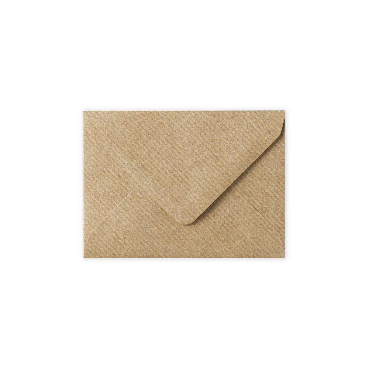 Hnědá obálka s žebrovaným vzorem 82x113 mm (C7)