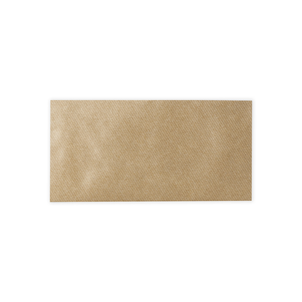 Hnědá obálka s žebrovaným vzorem 110x220 mm (DL)