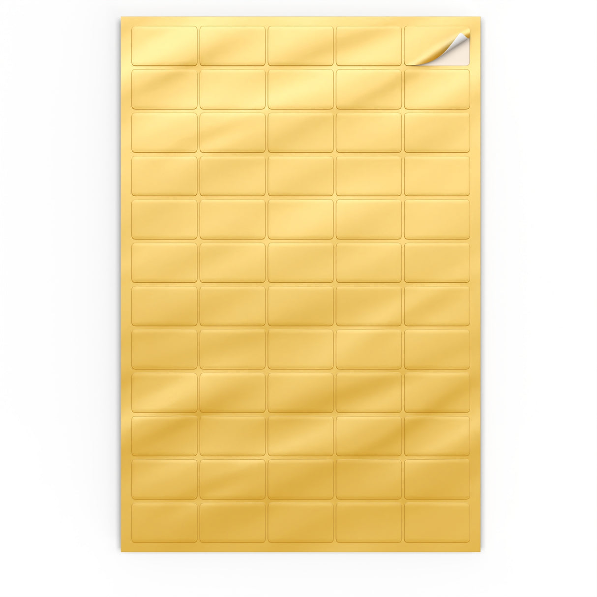 Obdélníkové samolepicí etikety