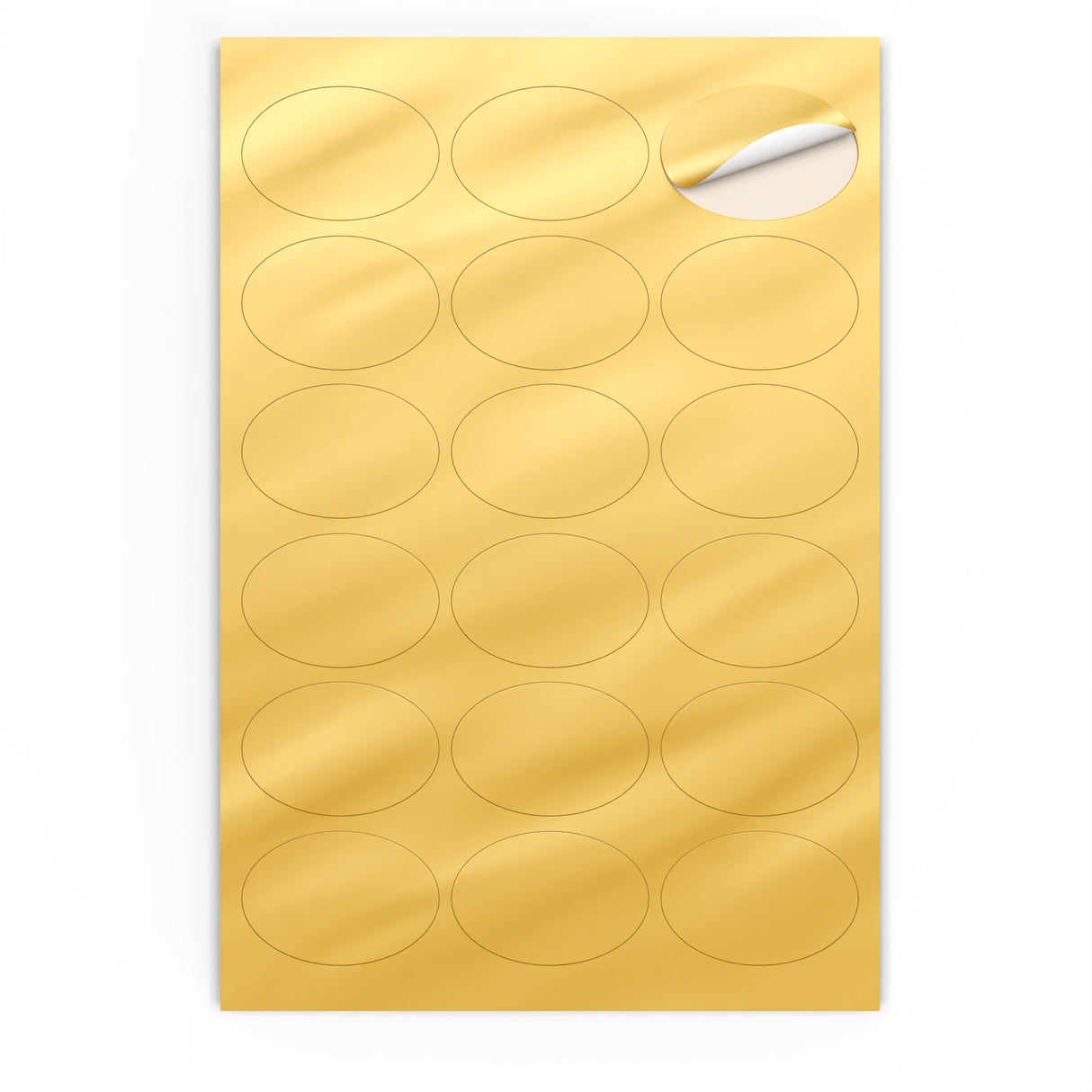 Oválné samolepicí etikety