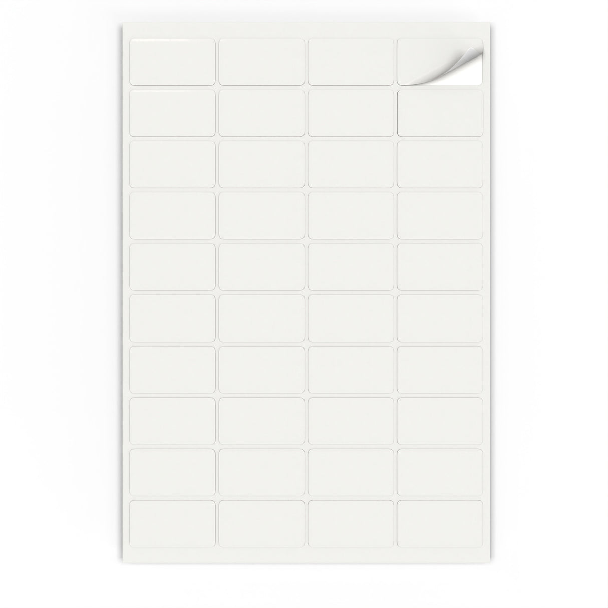 Obdélníkové samolepicí etikety