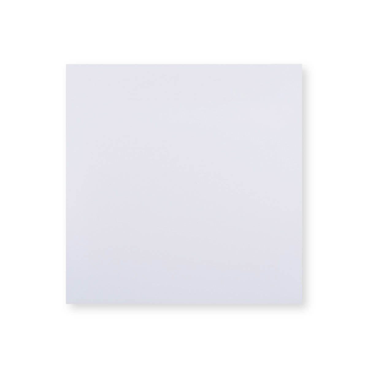 Bílá obálka s rovnou klopou 170x170 mm