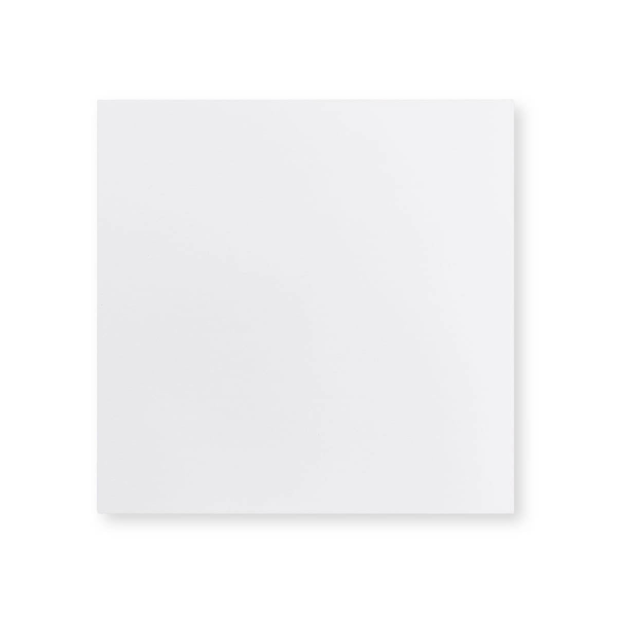 Bílá obálka s rovnou klopou 200x200 mm