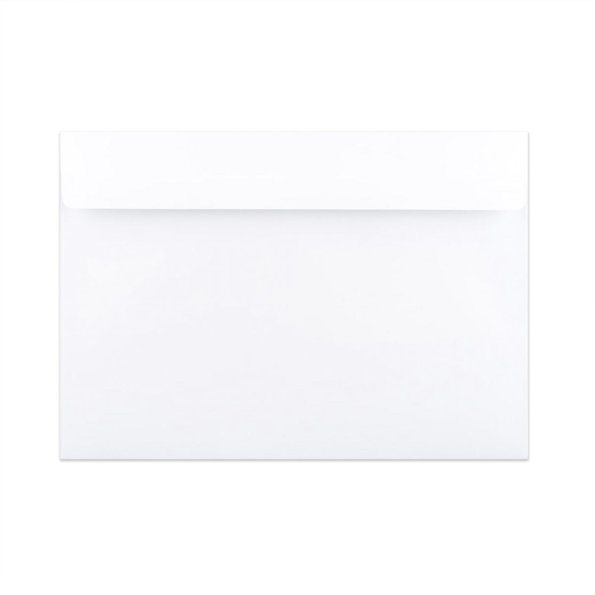 Bílá obálka s rovnou klopou s okénkem 162x229 mm (C5)