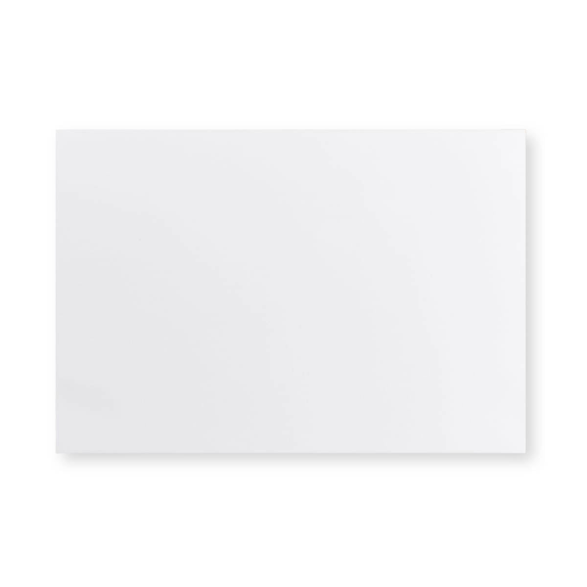 Bílá obálka s rovnou klopou 162x229 mm (C5)