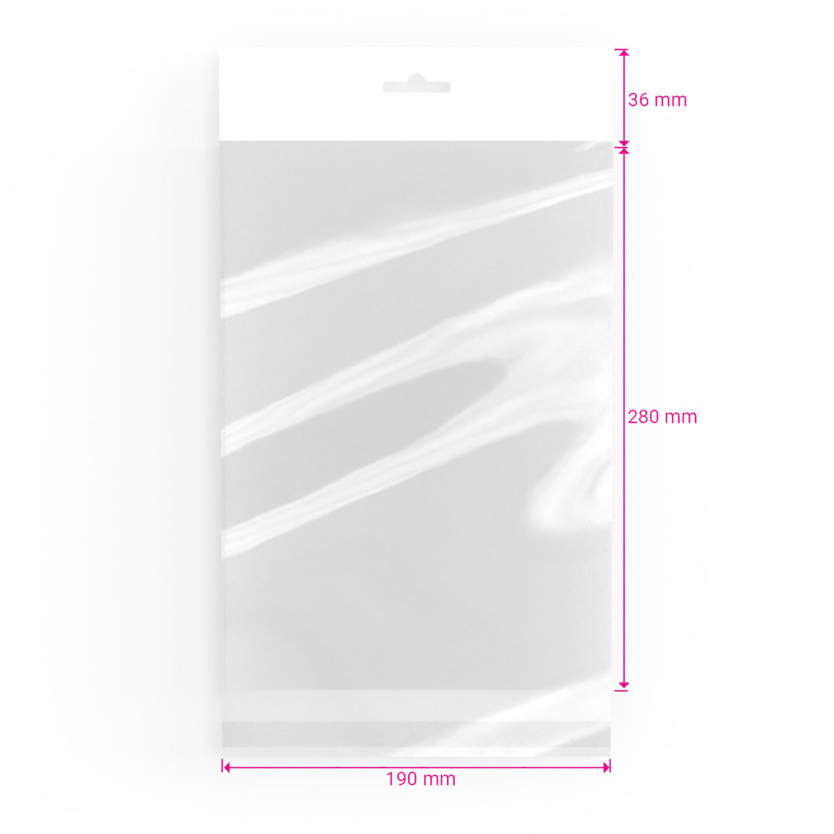 Celofánové sáčky (s držákem) (OPP)