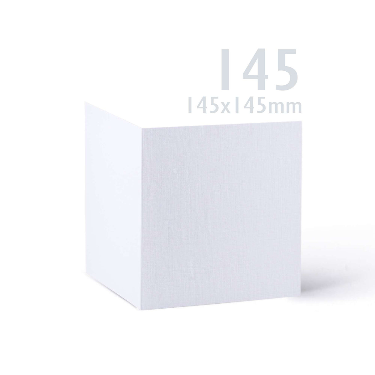 Karty a obálky s lněnou strukturou – balení