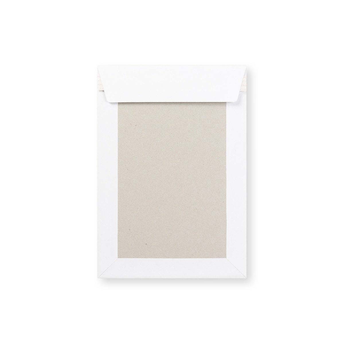 Bílá Obálka s Kartonovou Zadní Stěnou 254x178 mm