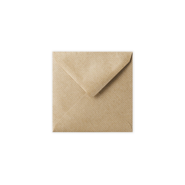 Ribbed Kraft Envelope 116x116 mm