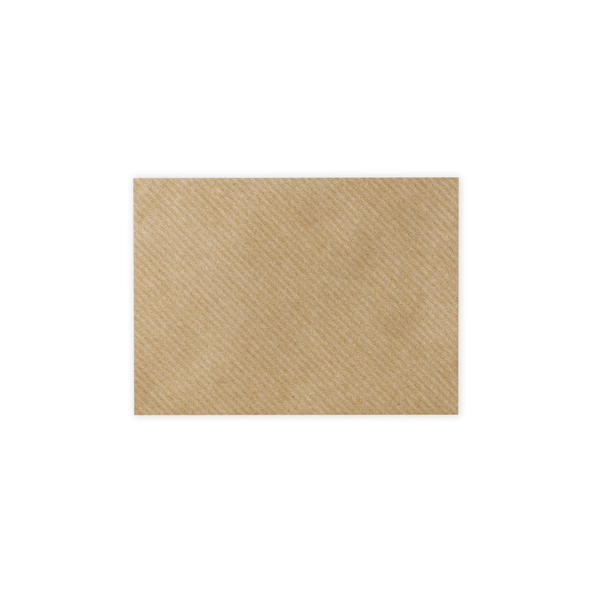 Hnědá obálka s žebrovaným vzorem 82x113 mm (C7)