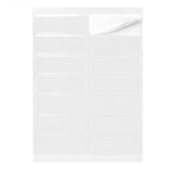 Obdélníkové samolepicí etikety