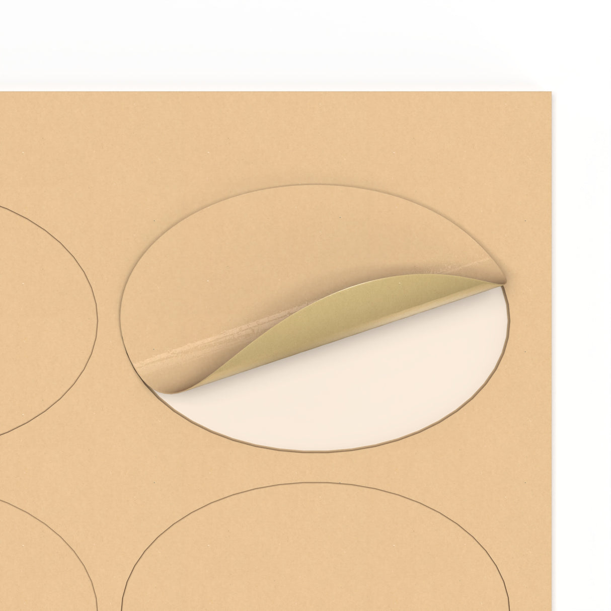 Oválné samolepicí etikety