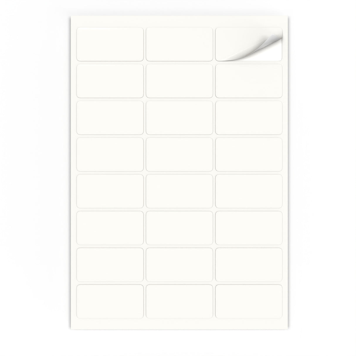 Obdélníkové samolepicí etikety
