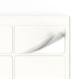 Obdélníkové samolepicí etikety