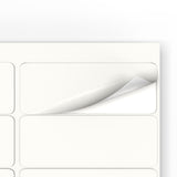 Obdélníkové samolepicí etikety