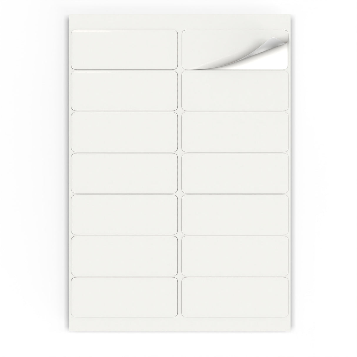 Obdélníkové samolepicí etikety