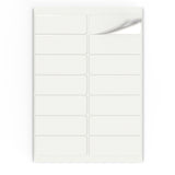 Obdélníkové samolepicí etikety