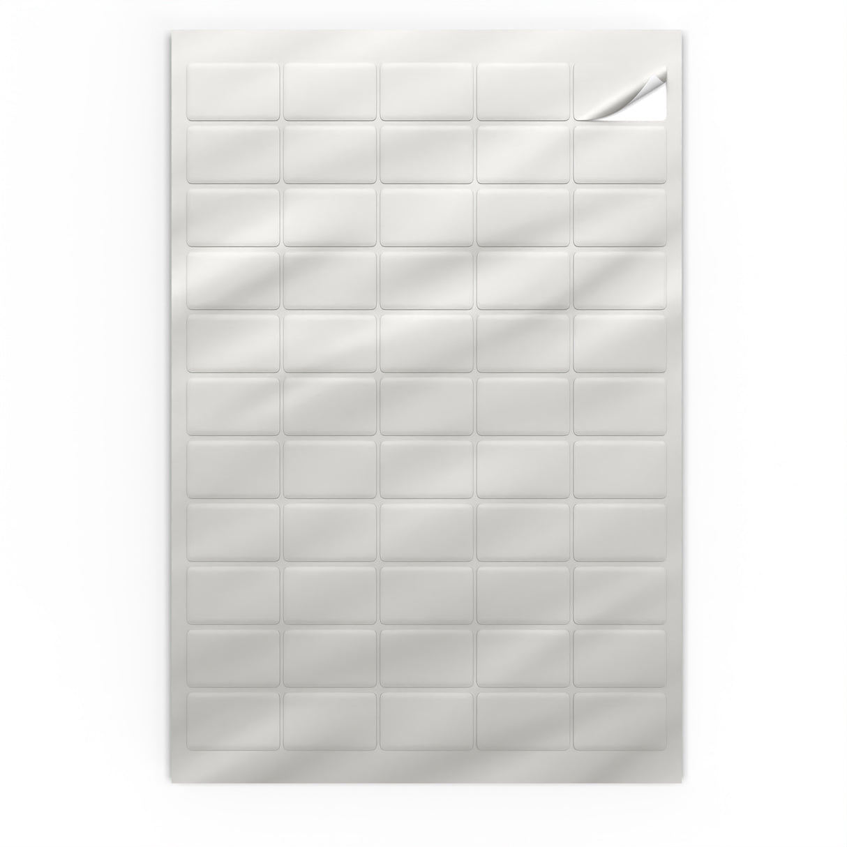 Obdélníkové samolepicí etikety