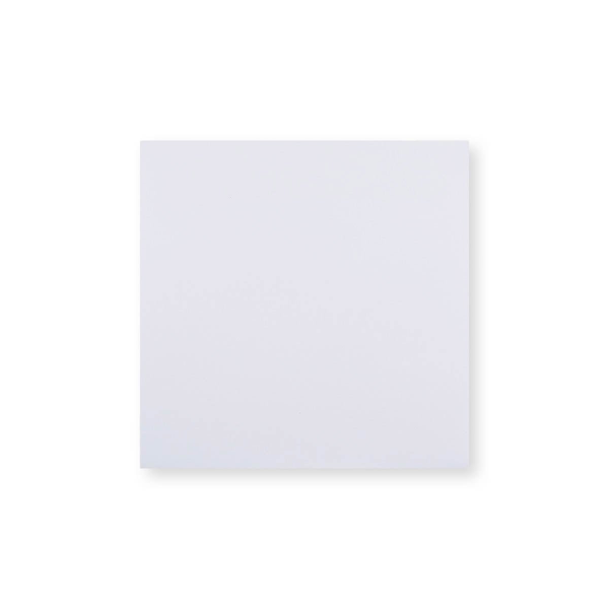 Bílá obálka s rovnou klopou 140x140 mm