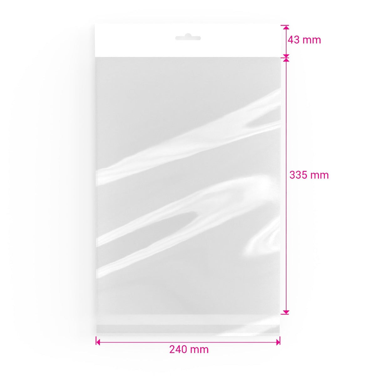 Celofánové sáčky (s držákem) (OPP)