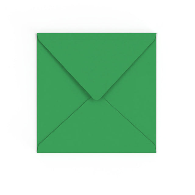 Kelly Green British Made Gummed Envelope (155 x 155mm)
