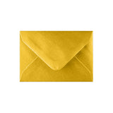 Zlatá metalická obálka 70x100 mm