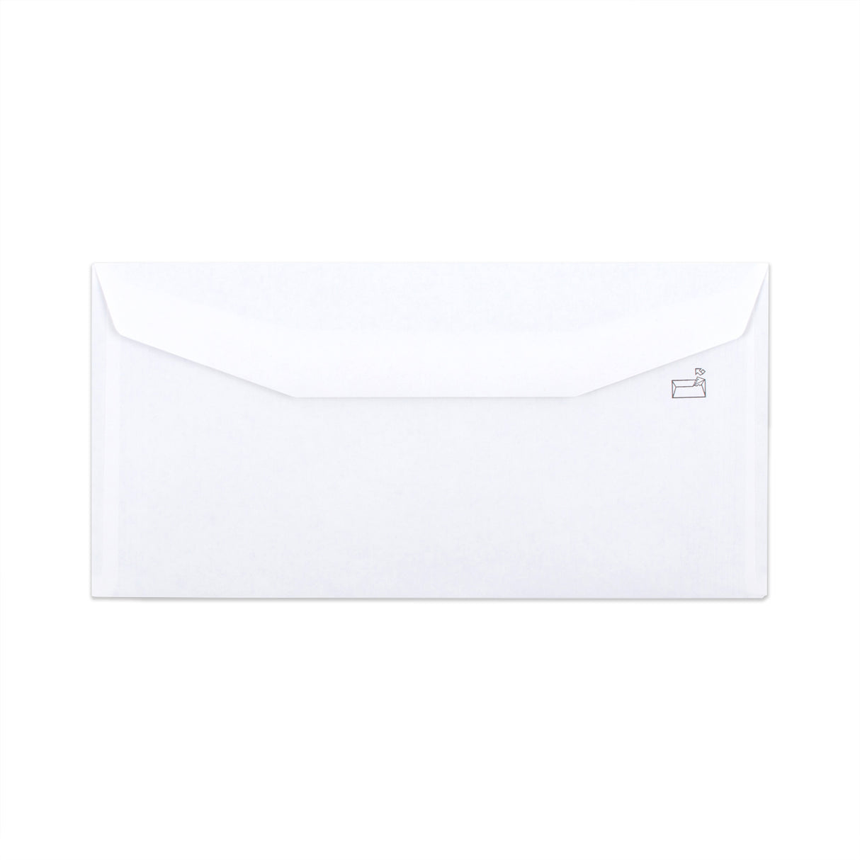 Bílá obálka s vnitřním potiskem 110x220 mm (DL) 80gr/m²