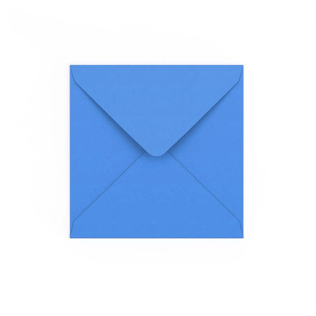 Bright Blue Gummed V-Flap Envelope (140 x 140mm)