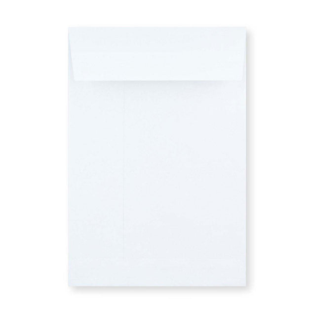 White Recycled Gusset Peel & Seal Envelope (178 x 254 x 25mm)
