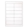 White Adhesive Labels Clear 97 x 42.30 mm (12 labels)