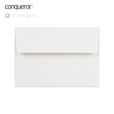 114x162 mm (C6) Biela Obálka Conqueror – High White Laid